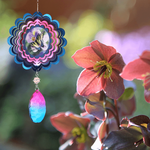 16in butterfly decorative unique wind spinner pendant