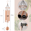 38 Inch Aluminum Circular Metal Wind Chime, Are Made in Black, Gold, And Champagne Colors