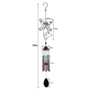 30in Red Green Gradient Aluminum Wind Chime, Paired with Butterfly Pendant