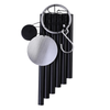 34in Black Aluminum Ring Wind Chime