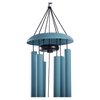 39in Metal Cover with Green Tubes Wind Chime