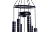 40in Black Aluminum Ring Metal Wind Chime