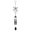 30in Red Green Gradient Aluminum Wind Chime, Paired with Butterfly Pendant