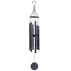 40in Black Aluminum Ring Metal Wind Chime