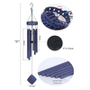 29 inch hollow aluminum ring wind chimes in different colors