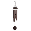 36 inch red bronze metal garden wind chime