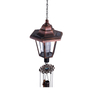 31 inch outdoor solar hummingbird decorative wind chime