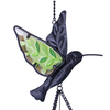 30 inch stain glass Hummingbird wind chime