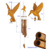 46-inch Hummingbird Pendant Printed Bamboo Tube Wind Chime