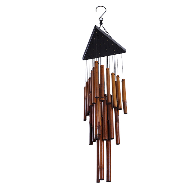 27in Triangle Top Hanging Fine Bamboo Pipe Wind Chime