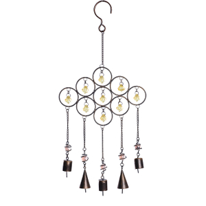 Chime bells with glass pendants