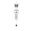 34-inch Garden Series Resin Butterfly, Sun, Frog, Hummingbird Red Copper Aluminum Wind Chime