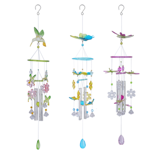 27in colorful acrylic insect wind chime