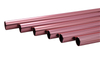 34in wood top rose red aluminum tube