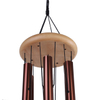 32 inch red aluminum pipe wooden wind chime