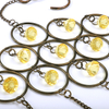 Chime bells with glass pendants