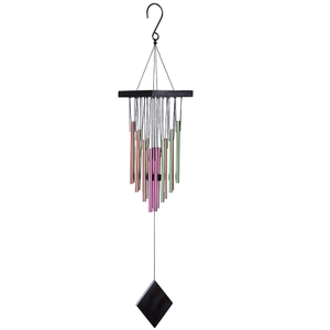 29in Deep Tone Outdoor Personalized Wooden Wind Chime