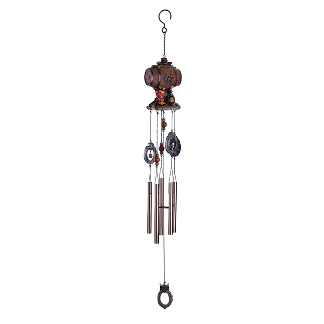 40-inch Western Cowboy Series Resin Wind Chime