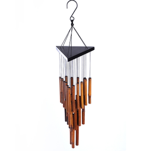 27in Triangle Top Hanging Fine Bamboo Pipe Wind Chime