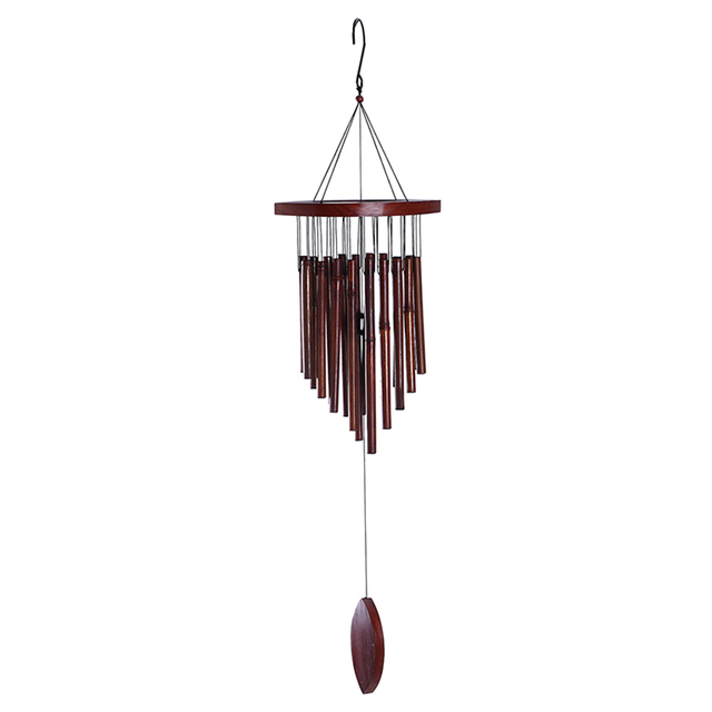 31in More Than One Brown Thin Bamboo Pipe Wind Bell