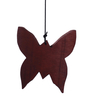 31in brown bamboo butterfly pipe wind chimes