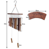 33in Polygonal Wooden Top Suspended Fine Bamboo Pipe Wind Chime