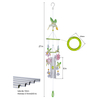 27in colorful acrylic insect wind chime