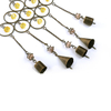 Chime bells with glass pendants