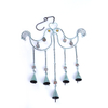  Bird shaped light blue bell wind chime 