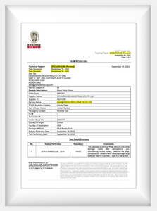 Carton test report