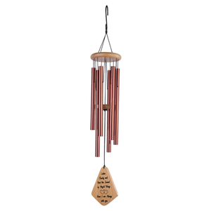 32in Beech Round Top Hanging Red Copper Aluminum Tube